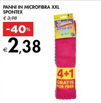 Bennet Spontex Panni In Microfibra Xxl offerta