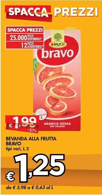 Bennet Rauch Arancia Rossa Bravo offerta