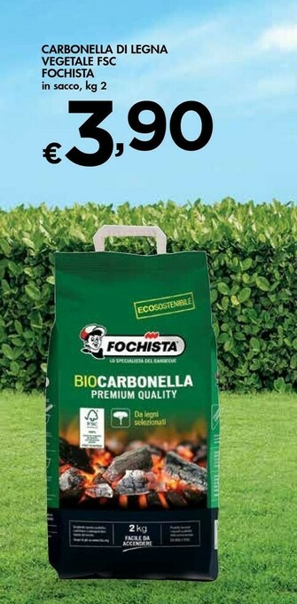 Fochista Carbonella Di Legna Vegetale Fsc