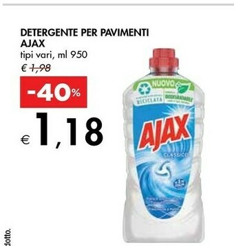 Bennet Ajax Detergente Per Pavimenti offerta