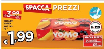 Bennet Yomo Yogurt E Frutta 100% Naturale offerta