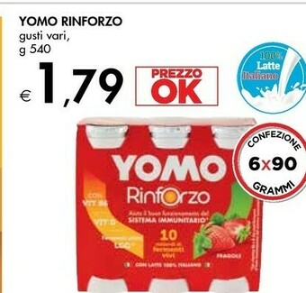 Bennet Yomo Rinforzo Fragole 540 G(ml) offerta