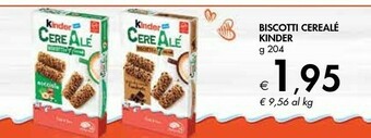 Bennet Ferrero Biscotti Cerealé Kinder offerta