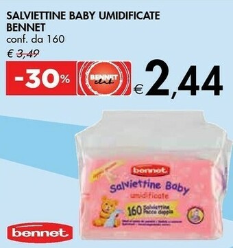 Bennet Salviettine Baby Umidificate offerta