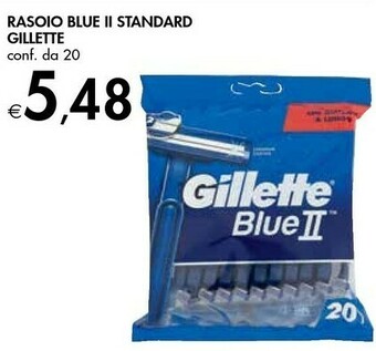 Bennet Gillette Rasoio Blue II Standard offerta