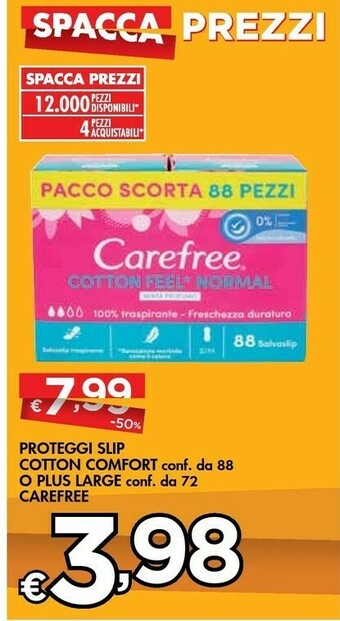 Bennet Carefree Proteggi Slip Cotton Comfort O Plus Large offerta