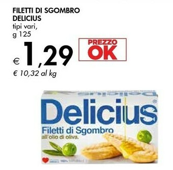 Bennet Delicius - Filetti Di Sgombro Al Naturale offerta