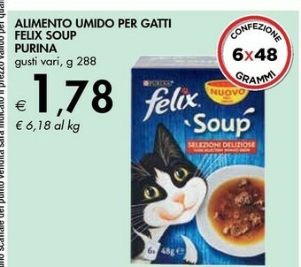 Bennet Purina Alimento Umido Per Gatti Felix Soup offerta