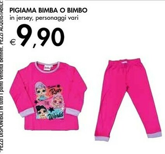Bennet Pigiama Bimba O Bimbo offerta