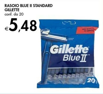 Bennet Gillette Rasoio Blue II Standard offerta