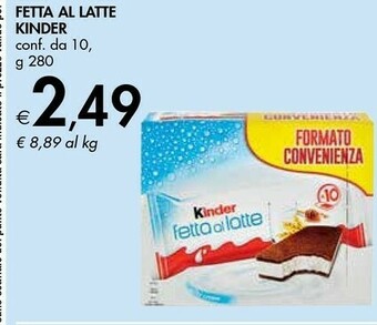 Bennet Ferrero Kinder Al Latte Kinder offerta