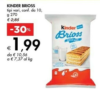 Bennet Ferrero Kinder Brioss Star Wars offerta