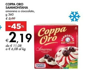 Bennet Sammontana Coppa Oro Cioccolato 360 G(ml) offerta