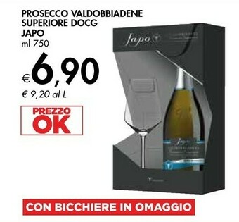 Bennet Japo Prosecco Valdobbiadene Superiore Docg offerta
