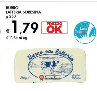 Bennet Latteria Soresina Burro 250 G(ml) offerta