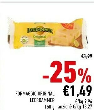 Conad Leerdammer Original 150 G(ml) offerta