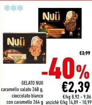 Conad Nuii Ice Cream Adventure 268 G(ml) offerta