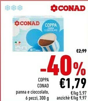 Conad Conad - Coppa 300 G(ml) offerta