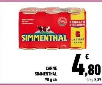 Conad Bolton Alimentari Spa - Simmenthal 540 G(ml) offerta