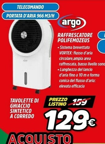 Argo Raffrescatore Polifemozeus