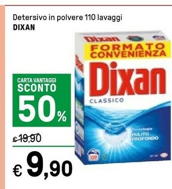 Iper La Grande Dixan Detersivo In Polvere 110 Lavaggi offerta