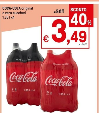 Iper La Grande Coca Cola Original O Zero offerta