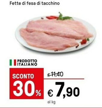 Iper La Grande Fette Di Fesa Di Tacchino offerta