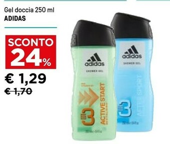 Iper La Grande Adidas 3607340722127 Doccia Gel Uomo Corpo E Capelli 250 Ml offerta