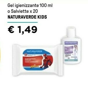Iper La Grande Naturaverde Kids Gel Igienizzante offerta