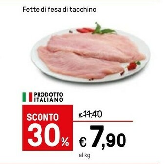 Iper La Grande Fette Di Fesa Di Tacchino offerta