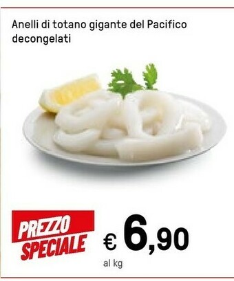 Iper La Grande Anelli Di Totano Gigante Del Pacifico Decongelati offerta