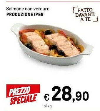 Iper La Grande Iper Salmone Con Verdure offerta