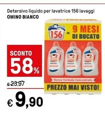 Iper La Grande Omino Bianco Detersivo Liquido Per Lavatrice offerta