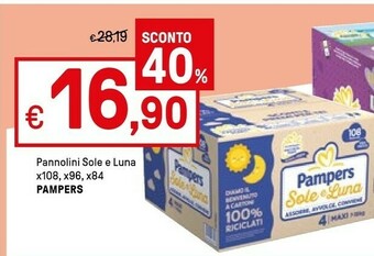 Iper La Grande Pampers Pannolini Sole E Luna offerta