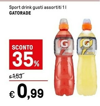 Iper La Grande Gatorade Sport Drink Gusto Limone 1000 G(ml) offerta