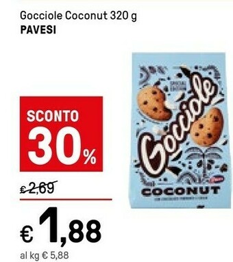 Pavesi Gocciole Coconut