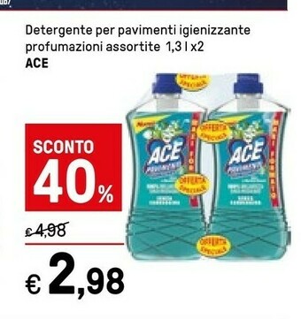 Iper La Grande Ace Detergente Per Pacimenti Igienizzante offerta