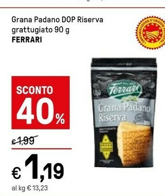 Iper La Grande Ferrari Grana Padano DOP offerta