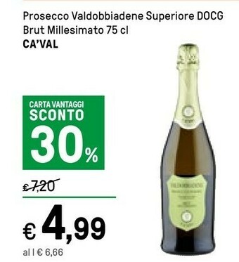 Iper La Grande Caval Prosecco Valdobbiadene Superiore offerta