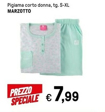 Iper La Grande Marzotto Pigiama Corto Donna offerta
