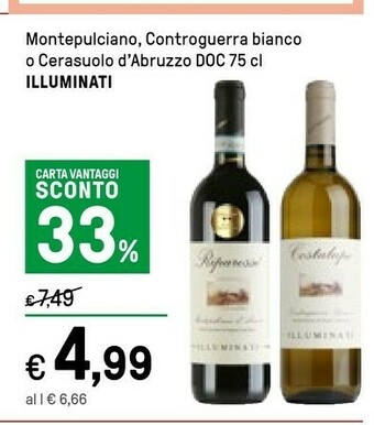 Iper La Grande Riparosso Illuminati - Montepulciano D'Abruzzo DOC 750 G(ml) offerta