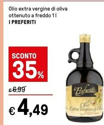 Iper La Grande I preferiti Preferiti - Olio Extra Vergine Di Oliva 1000 G(ml) offerta