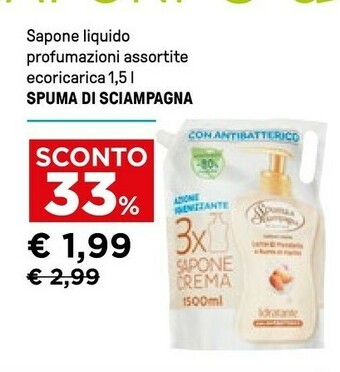 Iper La Grande Spuma di Sciampagna Sapone Liquido offerta