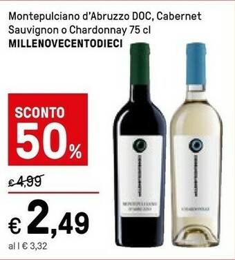 Iper La Grande Millenovecentodieci Montepulciano D'Abruzzo Doc offerta