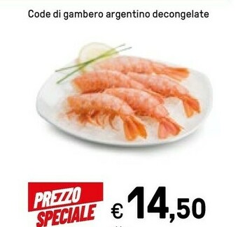 Iper La Grande Code Di Gambero Argentino Decongelate offerta