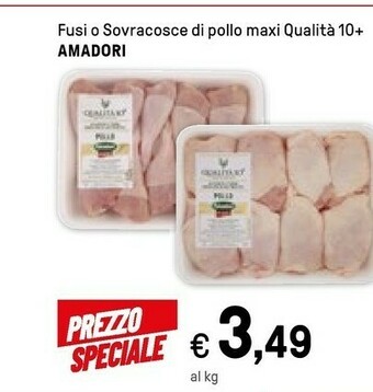 Iper La Grande Amadori Fusi O Sovracosce Di Pollo offerta