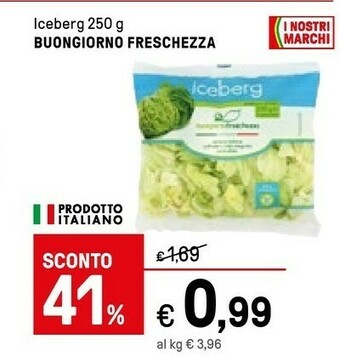 Iper La Grande Buongiorno freschezza Iceberg 250 G offerta