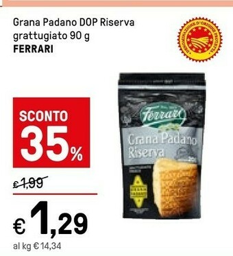 Iper La Grande Ferrari Grana Padano DOP Riserva Grattugiato offerta