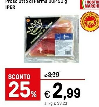 Iper La Grande Iper La Grande I Prosciutto Di Parma Dop offerta