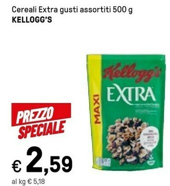 Iper La Grande Kellogg's - Extra Fruit Maxi Formato 500 G(ml) offerta
